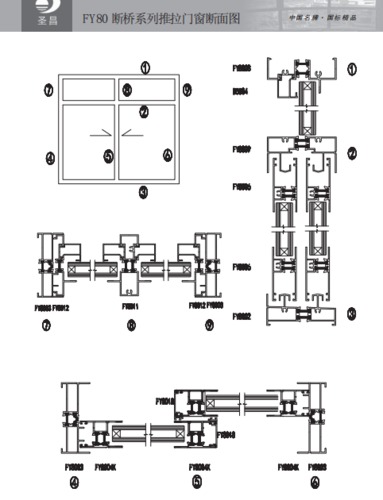 FY80隔熱斷橋鋁合金